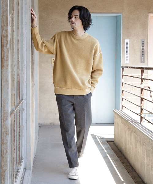 niko and...（ニコアンド）の「ウール混ヘリンボ－ンスリムパンツ（その他パンツ・メンズ・チャコール/ネイビー/ライトブラウン・MEDIUM/LARGE）」の10枚目の写真