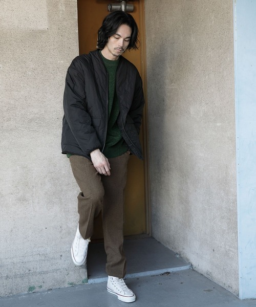 niko and...（ニコアンド）の「ウール混ヘリンボ－ンスリムパンツ（その他パンツ・メンズ・チャコール/ネイビー/ライトブラウン・MEDIUM/LARGE）」の16枚目の写真