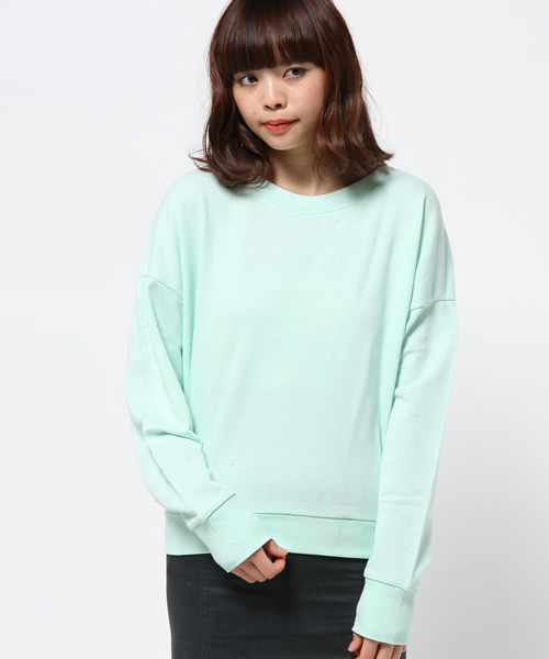 OUTLET(アウトレット)の「【Ciaopanic】ドルマン裏毛プルオーバー(Tシャツ/カットソー・レディース・グレー/ライトグリーン/ホワイト・FREE)」の3枚目の写真