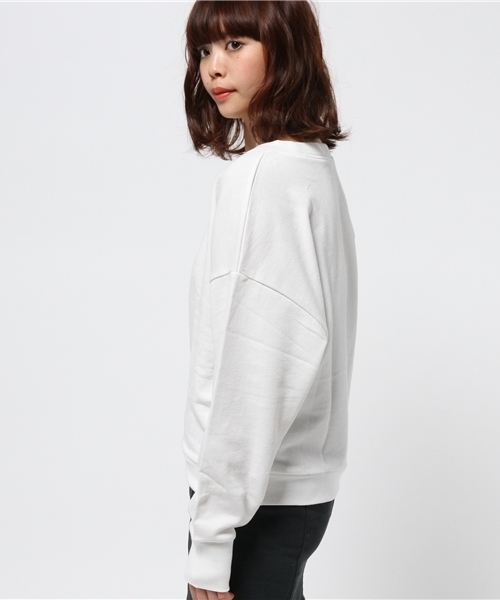OUTLET(アウトレット)の「【Ciaopanic】ドルマン裏毛プルオーバー(Tシャツ/カットソー・レディース・グレー/ライトグリーン/ホワイト・FREE)」の5枚目の写真