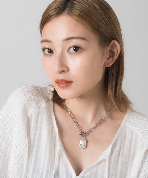 LAYMEE（レイミー）の「Renoir pearl necklace / ルノアールパールネックレス（ネックレス・レディース・ゴールド/シルバー・FREE）」の5枚目の写真