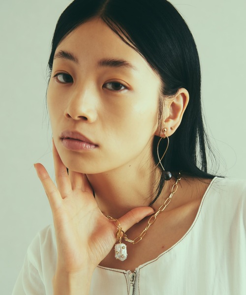 LAYMEE（レイミー）の「Renoir pearl necklace / ルノアールパールネックレス（ネックレス・レディース・ゴールド/シルバー・FREE）」の6枚目の写真