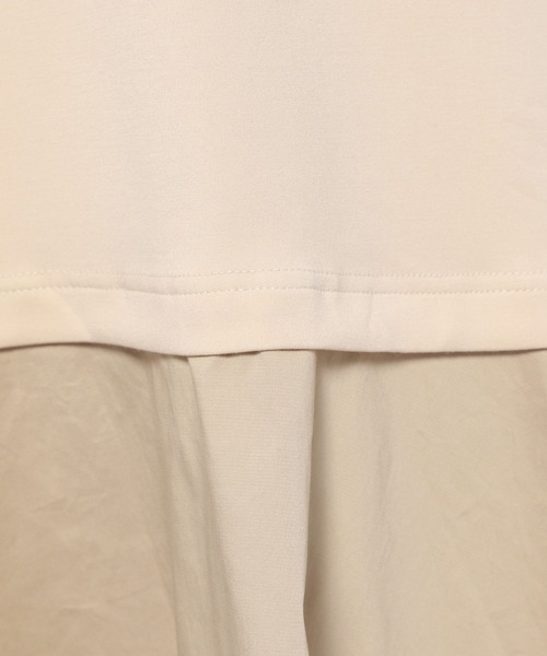 Love,Bonito(ラブボニート)の「ジャーニ ネオプレン Aライン ミニドレス(ワンピース・レディース・ネイビー/ベージュ・X-SMALL/SMALL/MEDIUM/LARGE)」の14枚目の写真