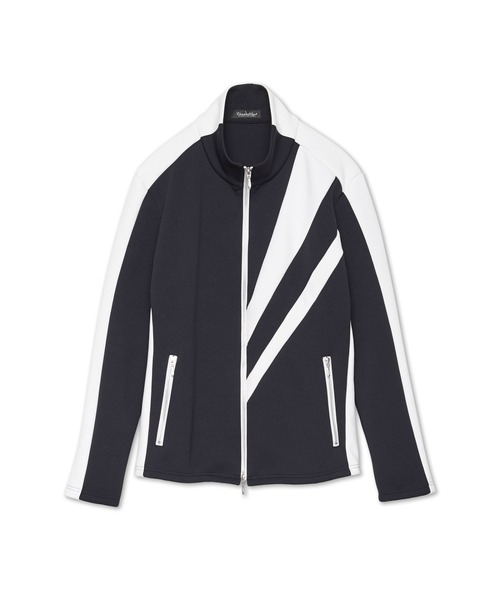 TORNADO MART（トルネードマート）の「TORNADO MART∴バイカラートラックジャージー（ブルゾン・メンズ・ブラック/ホワイト・M/L/LL）」の22枚目の写真