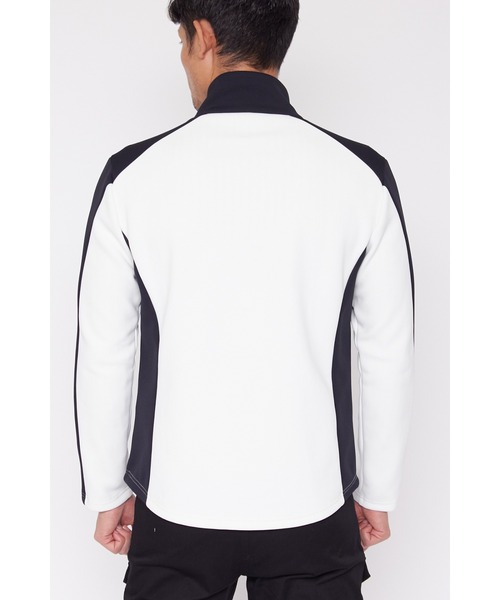 TORNADO MART（トルネードマート）の「TORNADO MART∴バイカラートラックジャージー（ブルゾン・メンズ・ブラック/ホワイト・M/L/LL）」の18枚目の写真