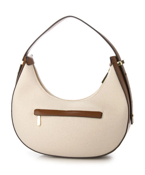 cache cache（カシュ カシュ）の「カシュカシュ cachecache / 三日月形ワンショルダー（ショルダーバッグ・レディース・ブラック/アイボリー/ラベンダー/イエロー/ベージュ系その他・FREE）」の17枚目の写真