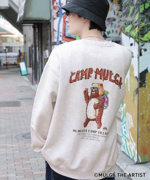 RAGEBLUE(レイジブルー)の「【MULGA THE LIFE】コラボ裏起毛プリントスウェットクルー(スウェット・メンズ・ブラック/ダークグリーン/その他4・MEDIUM/LARGE/SMALL)」の20枚目の写真