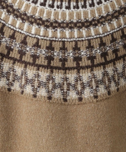 LEPSIM（レプシィム）の「マタニティ／ノルディックガラプルオーバー　168271（マタニティウェア/グッズ・レディース・ネイビー/キャメル/オフホワイト・FREE）」の19枚目の写真