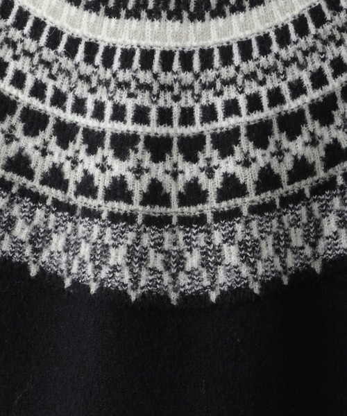 LEPSIM（レプシィム）の「マタニティ／ノルディックガラプルオーバー　168271（マタニティウェア/グッズ・レディース・ネイビー/キャメル/オフホワイト・FREE）」の20枚目の写真