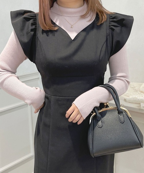 apres jour（アプレジュール）の「アソートロングジャンスカ【ZOZOTOWN限定アイテム】（ジャンパースカート・レディース・ブラック/ダークブラウン/ベージュ系その他/ピンク系その他・X-LARGE/フリー）」の14枚目の写真