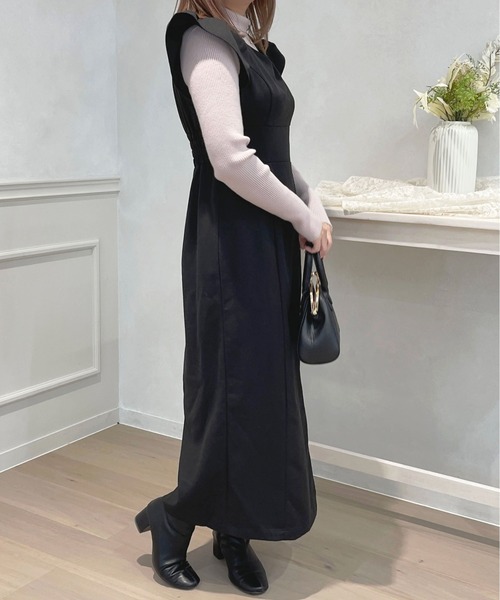 apres jour（アプレジュール）の「アソートロングジャンスカ【ZOZOTOWN限定アイテム】（ジャンパースカート・レディース・ブラック/ダークブラウン/ベージュ系その他/ピンク系その他・X-LARGE/フリー）」の20枚目の写真