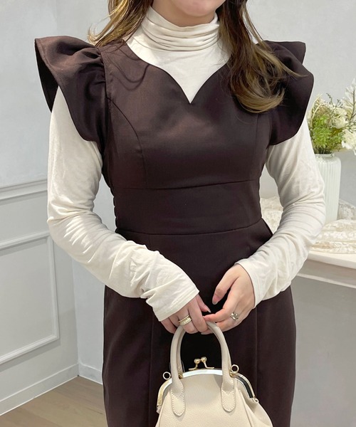 apres jour（アプレジュール）の「アソートロングジャンスカ【ZOZOTOWN限定アイテム】（ジャンパースカート・レディース・ブラック/ダークブラウン/ベージュ系その他/ピンク系その他・X-LARGE/フリー）」の22枚目の写真