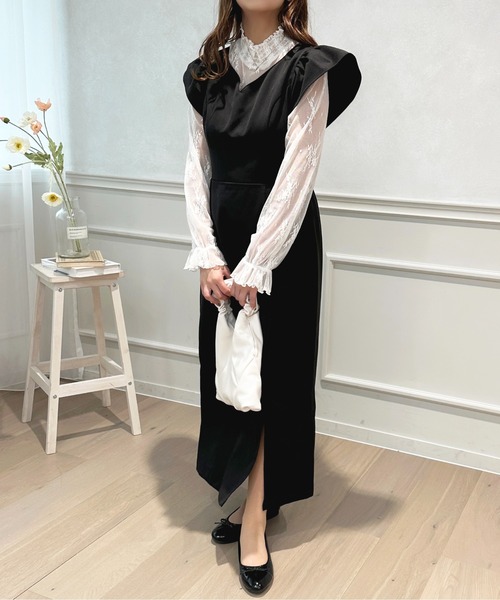 apres jour（アプレジュール）の「アソートロングジャンスカ【ZOZOTOWN限定アイテム】（ジャンパースカート・レディース・ブラック/ダークブラウン/ベージュ系その他/ピンク系その他・X-LARGE/フリー）」の10枚目の写真