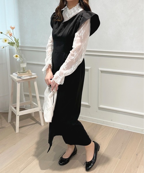 apres jour（アプレジュール）の「アソートロングジャンスカ【ZOZOTOWN限定アイテム】（ジャンパースカート・レディース・ブラック/ダークブラウン/ベージュ系その他/ピンク系その他・X-LARGE/フリー）」の11枚目の写真