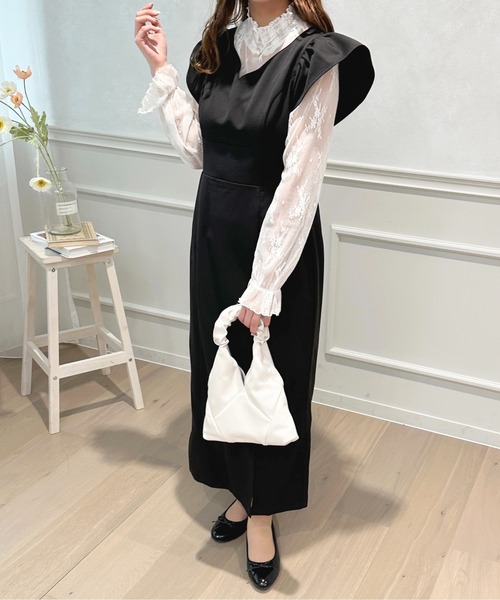 apres jour（アプレジュール）の「アソートロングジャンスカ【ZOZOTOWN限定アイテム】（ジャンパースカート・レディース・ブラック/ダークブラウン/ベージュ系その他/ピンク系その他・X-LARGE/フリー）」の9枚目の写真