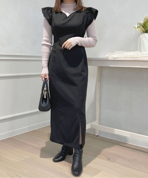 apres jour（アプレジュール）の「アソートロングジャンスカ【ZOZOTOWN限定アイテム】（ジャンパースカート・レディース・ブラック/ダークブラウン/ベージュ系その他/ピンク系その他・X-LARGE/フリー）」の12枚目の写真