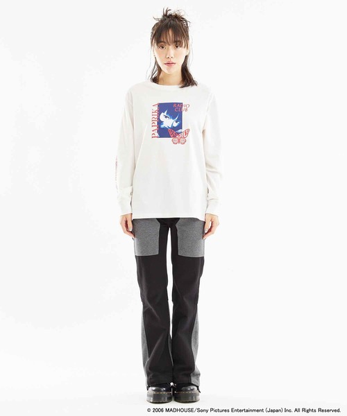 X-girl（エックスガール）の「X-girl × PAPRIKA BAD DREAM L/S TEE（Tシャツ/カットソー・レディース・ブラック/ホワイト・S/M/L/XL）」の7枚目の写真