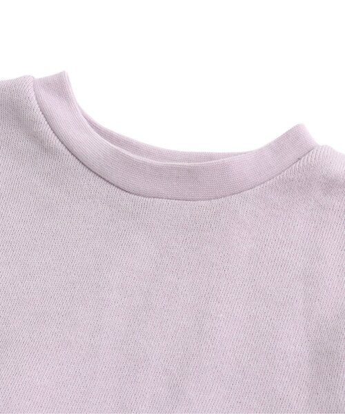 Seraph（セラフ）の「ペプラムさくらんぼトレーナー（スウェット・キッズ・キナリ/ラベンダー/ネイビー・100/110/120/130/90/95/140/80）」の5枚目の写真