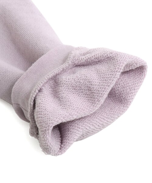 Seraph（セラフ）の「ペプラムさくらんぼトレーナー（スウェット・キッズ・キナリ/ラベンダー/ネイビー・100/110/120/130/90/95/140/80）」の7枚目の写真