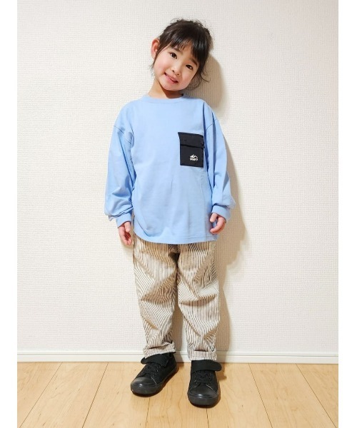 CAMP7(キャンプセブン)の「【CAMP7】ポケットロンT(Tシャツ/カットソー・キッズ・ブラック/ブルー/ホワイト・105/160/140/150/120/130)」の13枚目の写真