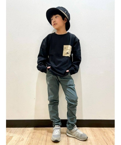 CAMP7(キャンプセブン)の「【CAMP7】ポケットロンT(Tシャツ/カットソー・キッズ・ブラック/ブルー/ホワイト・105/160/140/150/120/130)」の10枚目の写真