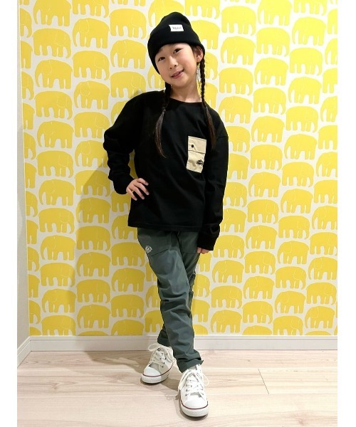 CAMP7(キャンプセブン)の「【CAMP7】ポケットロンT(Tシャツ/カットソー・キッズ・ブラック/ブルー/ホワイト・105/160/140/150/120/130)」の15枚目の写真