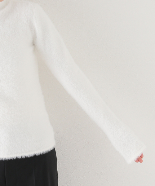 courreges(クレージュ)の「【COURREGES/クレージュ】HAIRY SLIM SWEATER(ニット/セーター・レディース・ホワイト・SMALL)」の14枚目の写真