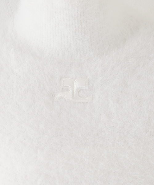 courreges(クレージュ)の「【COURREGES/クレージュ】HAIRY SLIM SWEATER(ニット/セーター・レディース・ホワイト・SMALL)」の3枚目の写真