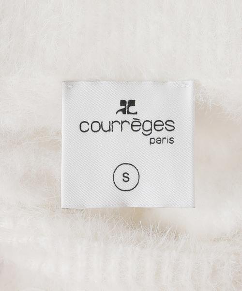 courreges(クレージュ)の「【COURREGES/クレージュ】HAIRY SLIM SWEATER(ニット/セーター・レディース・ホワイト・SMALL)」の5枚目の写真