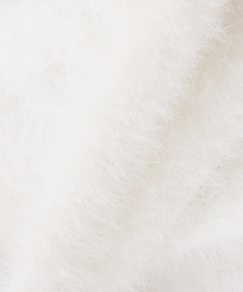 courreges(クレージュ)の「【COURREGES/クレージュ】HAIRY SLIM SWEATER(ニット/セーター・レディース・ホワイト・SMALL)」の11枚目の写真