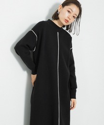 URBAN RESEARCH Sonny Label | カラーシームモックネックニットワンピース(ワンピース)