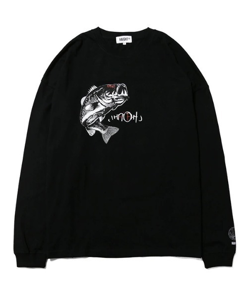 HAIGHT（ヘイト）の「ヘイト [HAIGHT] - × キラーボング [KILLER-BONG] コラボ フィッシング ツアー グラフィック ロングスリーブ 長袖 Tシャツ [FISHING TOUR L/S TEE]（Tシャツ/カットソー・メンズ・ブラック/ホワイト・LARGE/MEDIUM）」の5枚目の写真