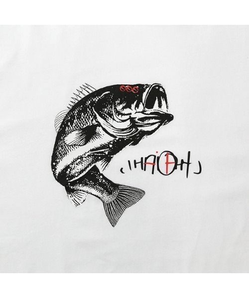 HAIGHT（ヘイト）の「ヘイト [HAIGHT] - × キラーボング [KILLER-BONG] コラボ フィッシング ツアー グラフィック ロングスリーブ 長袖 Tシャツ [FISHING TOUR L/S TEE]（Tシャツ/カットソー・メンズ・ブラック/ホワイト・LARGE/MEDIUM）」の3枚目の写真