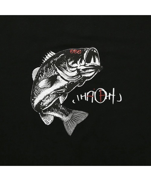 HAIGHT（ヘイト）の「ヘイト [HAIGHT] - × キラーボング [KILLER-BONG] コラボ フィッシング ツアー グラフィック ロングスリーブ 長袖 Tシャツ [FISHING TOUR L/S TEE]（Tシャツ/カットソー・メンズ・ブラック/ホワイト・LARGE/MEDIUM）」の6枚目の写真