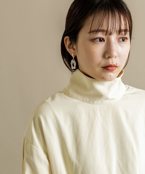 SMELLY(スメリー)の「サークルパールピアス(ピアス(両耳用)・レディース・ゴールド系その他・-)」の2枚目の写真