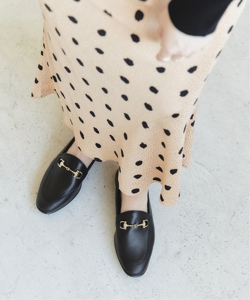 LE TALON ルタロン　レザービットバブーシュ　ローファー　黒　23.5 LE TALON ルタロン ローファー レザービット バブーシュ 黒 24.5 LE