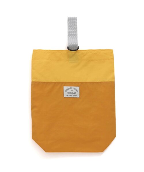 Ampersand（アンパサンド）の「シューズバック（エコバッグ/サブバッグ・キッズ・イエロー/ラベンダー/レッド/キャメル・FREE）」の2枚目の写真