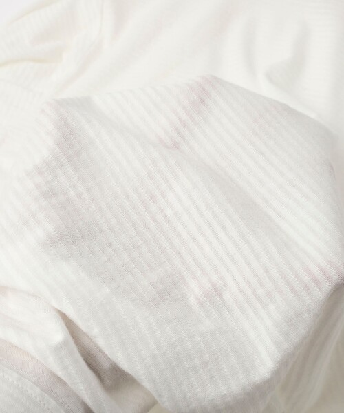 coen（コーエン）の「シアーボーダーロングスリーブTシャツ（Tシャツ/カットソー・レディース・オフホワイト/ブラック・M/L）」の15枚目の写真