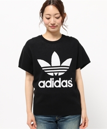HYKE - adidas×HYKE＊切り替えセーター 2025年最新】ハイク×アディダス HYKE×adidas ニットの人気