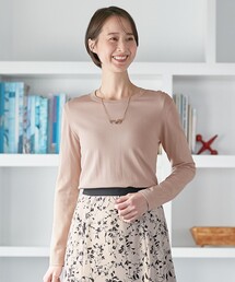 【XSサイズ~/洗える】レーヨンストレッチ プルオーバーニット