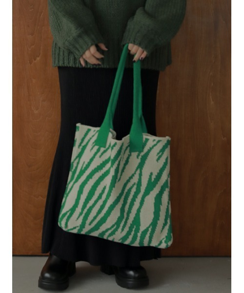AMAIL(アマイル)の「Amazon tote バック(トートバッグ・レディース・ブラック/カーキ・FREE)」の1枚目の写真