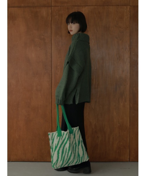 AMAIL(アマイル)の「Amazon tote バック(トートバッグ・レディース・ブラック/カーキ・FREE)」の9枚目の写真