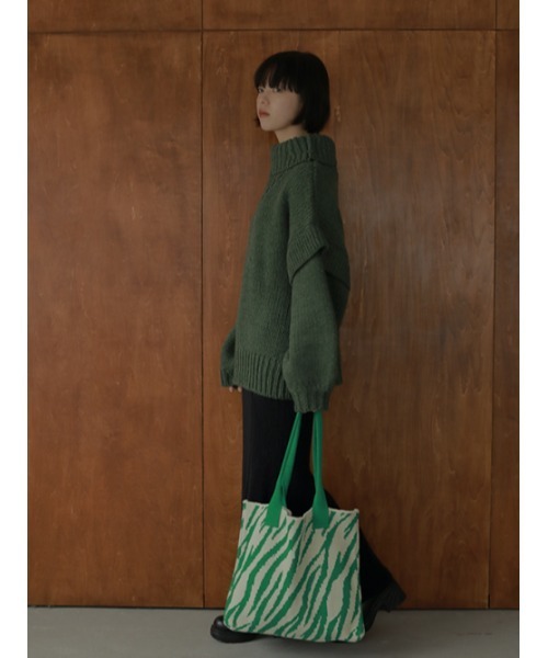 AMAIL(アマイル)の「Amazon tote バック(トートバッグ・レディース・ブラック/カーキ・FREE)」の7枚目の写真