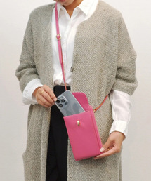 perche | ペルケ perche / 牛革シュリンクタイプモバイルウォレットショルダー(ショルダーバッグ)