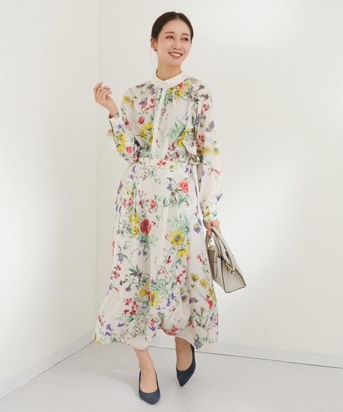 ブラウス シャツ 「KATHARINE ROSS」イマジナリーフラワープリントブラウス レディース KATHARINE ROSS ブラウス シャツ 「KATHARINE ROSS」イマジ