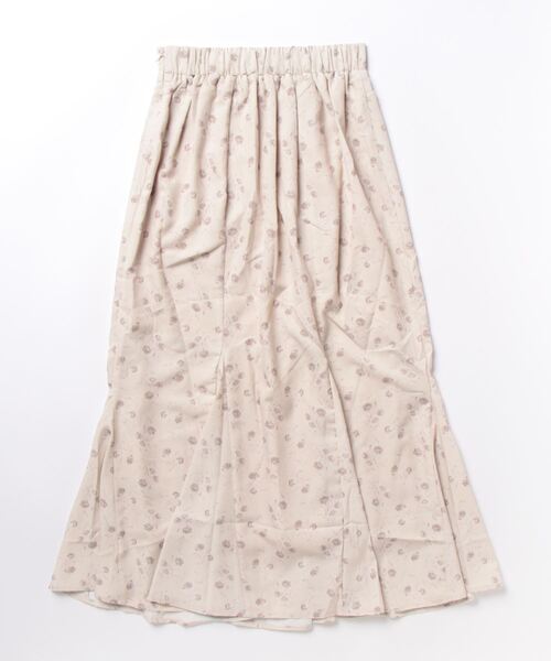 flower（フラワー）の「ラブドフラワースカート（スカート・レディース・アイボリー/ブラウン・FREE）」の10枚目の写真