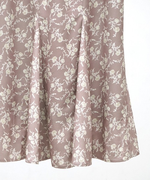 flower（フラワー）の「ラブドフラワースカート（スカート・レディース・アイボリー/ブラウン・FREE）」の4枚目の写真