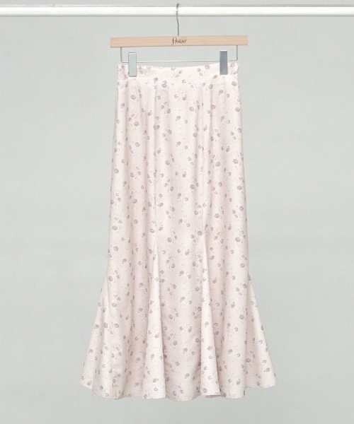 flower（フラワー）の「ラブドフラワースカート（スカート・レディース・アイボリー/ブラウン・FREE）」の8枚目の写真