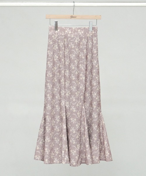 flower（フラワー）の「ラブドフラワースカート（スカート・レディース・アイボリー/ブラウン・FREE）」の12枚目の写真