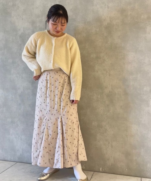 flower（フラワー）の「ラブドフラワースカート（スカート・レディース・アイボリー/ブラウン・FREE）」の19枚目の写真